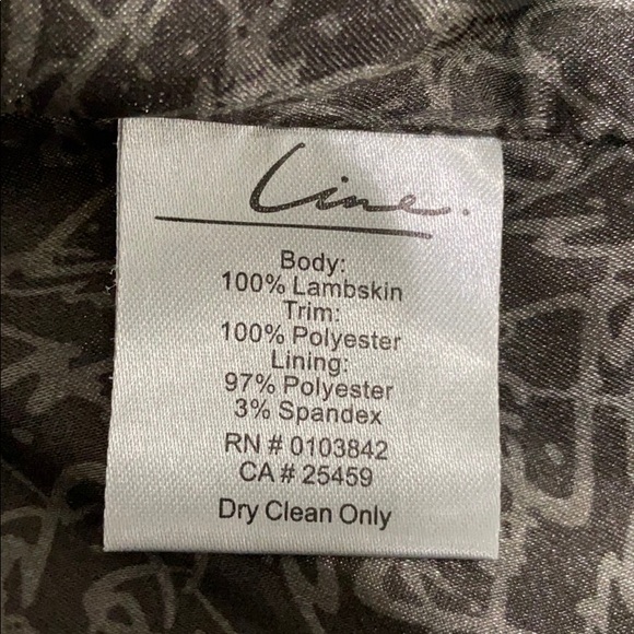 Line leather jacket - Picture 8 of 8